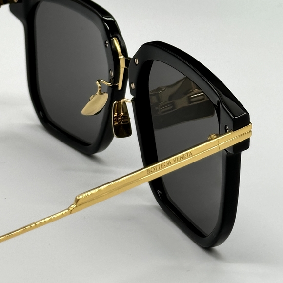 NEW BV1083SA 001 BOTTEGA VENETA WOMEN SUNGLASSES BOTTEGA VENETA BLACK EYEWEAR - Picture 6 of 9